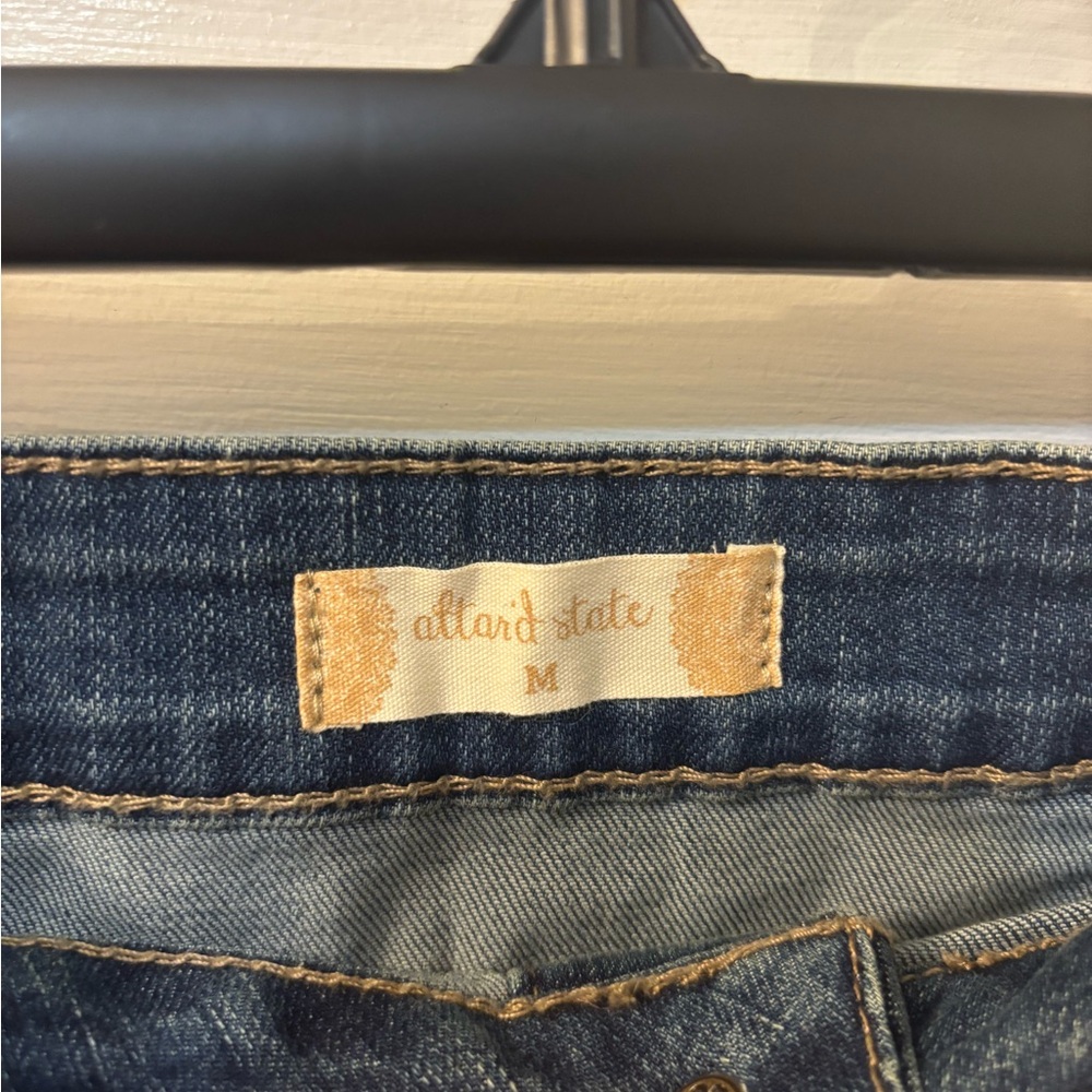 Altar'd State Button-Front Mini Skirt: Size Medium - Picture 2 of 4